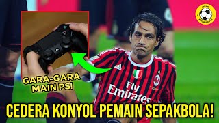 5 pemain sepakbola ini alami cedera yang konyol!👀😂