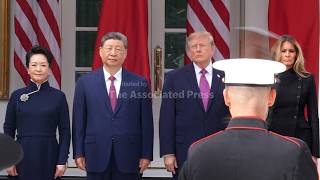 Trump rolls out military pageantry for Xi Jinping's state visit