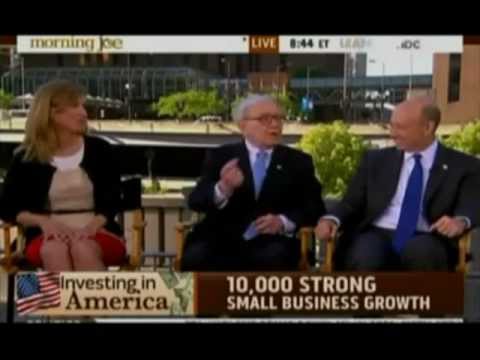 Warren Buffett on MorningJoe, June 12, 2012