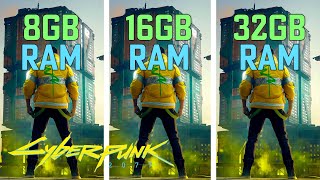 Cyberpunk 2077 | 8GB vs 16GB vs 32 RAM | RTX OFF vs. RAY TRACING vs. PATH TRACING
