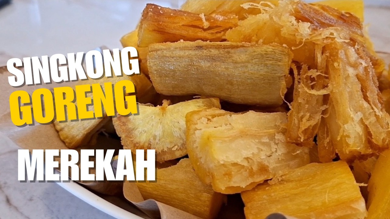 GA KALAH SAMA YANG DIJUAL ABANG - ABANG, RESEP SINGKONG GORENG MEREKAH