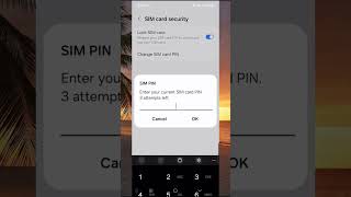 How to Change Sim Card Pin on Samsung Galaxy Phone