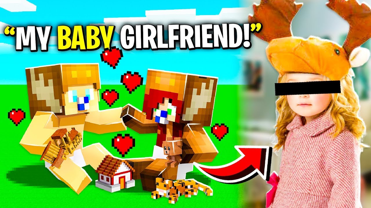 BABY MOOSE GETS A NEW BABY GIRLFRIEND After FACE REVEAL on FACE CAM! (Minecraft)