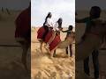 البنات لما تركب الجمل اول مره 