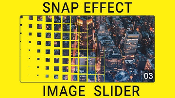 Snap Effect Image Slider | Awesome UX Image Slider | Pure Made With Css and Js | Techy programmers