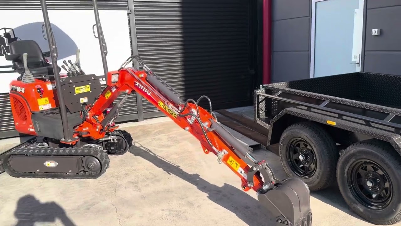 Rhinoceros 1.0 T XN10-8 Excavator and Trailer package $14,990 inc GST
