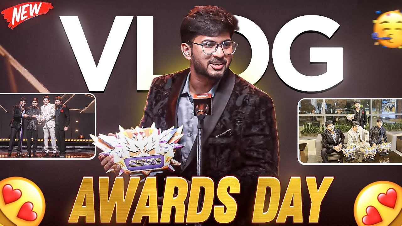 THE BOOYAH AWARD DAY VLOG 2025 😍 A Very Special Vlog ❤ - Munna Bhai Gaming - Telugu Vlogs