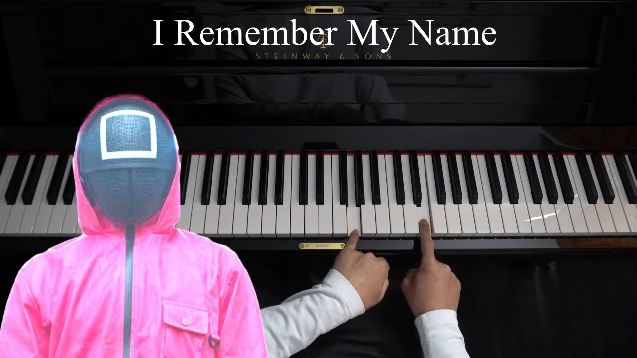 Squid Game - I Remember My Name - EASY Piano Tutorial