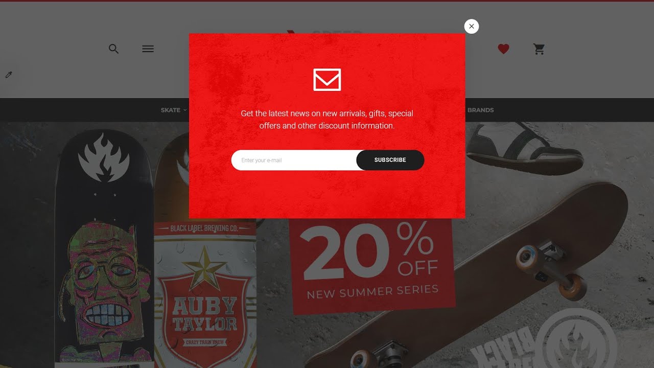 Skating Responsive OpenCart Template by RockThemes - 64496
