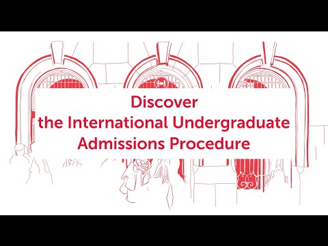 Presentation of our international pathway - Undergraduate admissions procedures