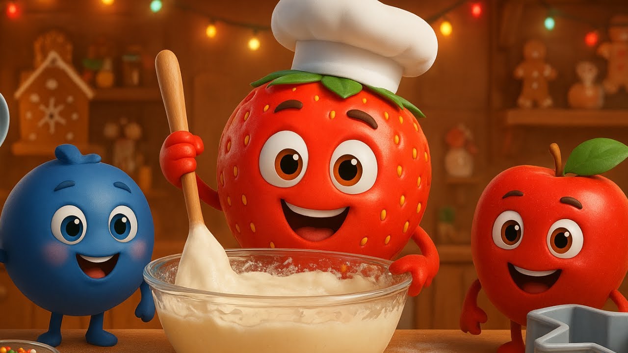 Apple Preparing for Christmas Eve Merry Sensory Christmas 🎄🍉 Joyful Squishies & Toys