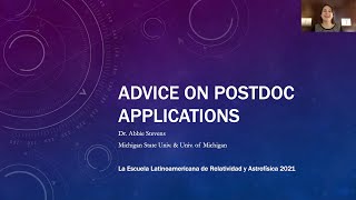 Advice on postdoc applications | ELRA 2021