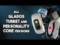 All glados turret and personality core versions updated  portal