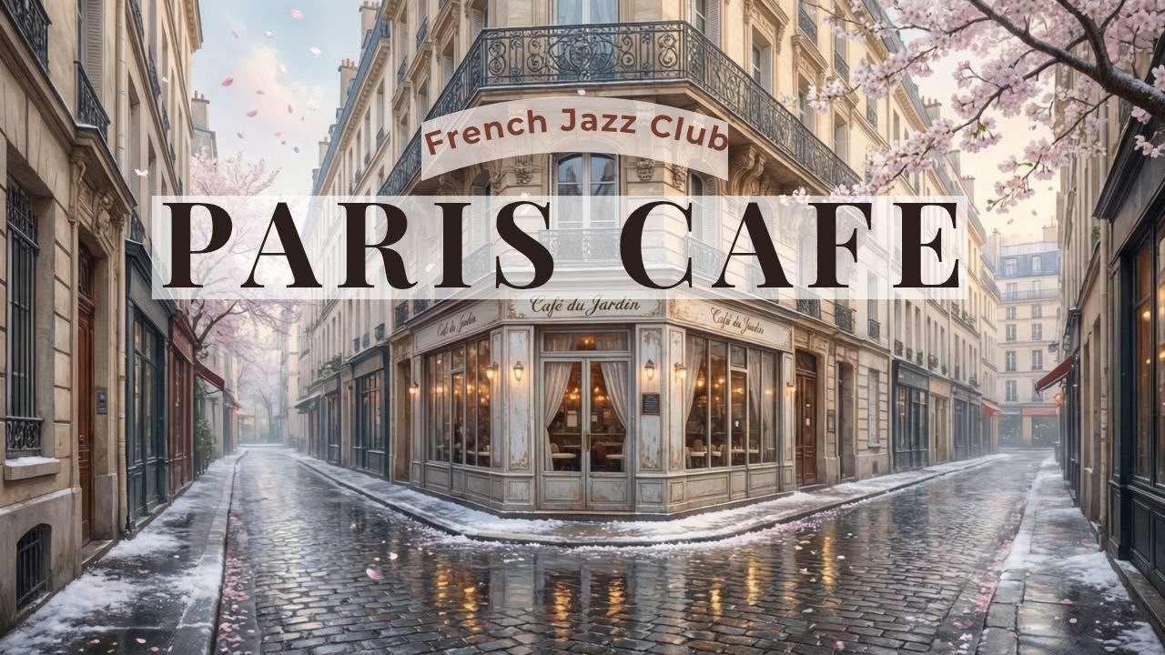 Paris Café Jazz – Cozy French Street Ambience with Relaxing Instrumental Music