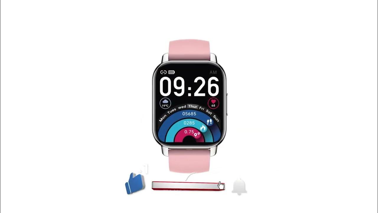P66 Smart Watch User Manual: Charging and App Installation Guide - YouTube