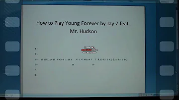 How to Play Forever Young by Jay-z feat Mr. Hudson on Guitar with Tab