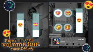 Volume Bar and Emoji editing Tutorial | Trending Volume Bar alightmotion tutorial | Status Editing screenshot 5