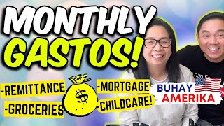 🇺🇸 MAGKANO ANG MONTHLY GASTOS EXPENSES SA CALIFORNIA? COST OF LIVING SA CALIFORNIA | BUHAY AMERIKA