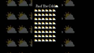 Find The Odd Emoji Challenge Part:79 #challenge #find #emojichallenge #emojigame #mindgames