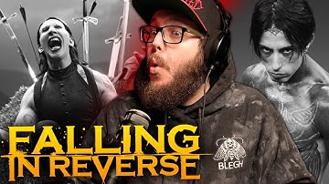 Falling In Reverse - God Is A Weapon w/ MARILYN MANSON?! (Reaction/Review)