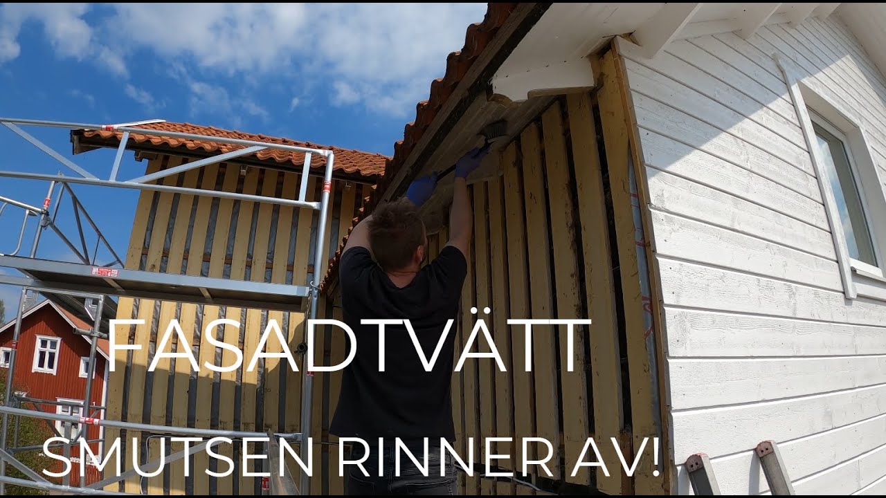 Tvätta fasad | Bästa multirengöringsmedlet | ABNET | Smutser rinner av som i en TV shop reklam...