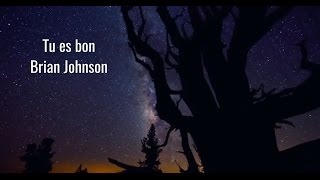 Miniatura de vídeo de "Tu es bon - Brian Johnson"