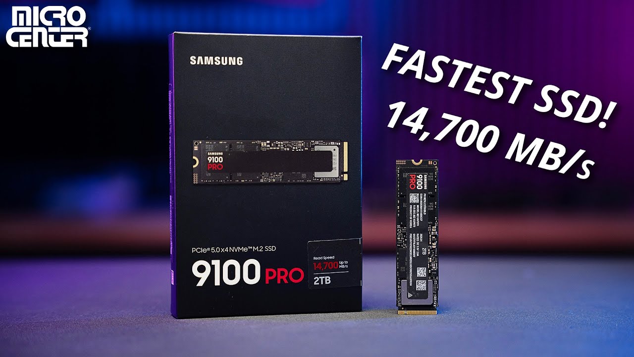 Samsung 9100 SSD Review | Pushing the Speed Limit of PCIe 5.0