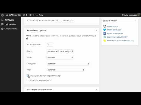 How to Configure Yet Another Related Posts Plugin for your WordPress Website