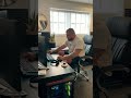 6ft8 Giant vs Tiny Computer #short #work #struggle