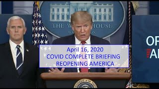 4/16 Coronavirus Task Force (Full Daily Briefing)