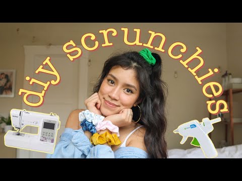 DIY SCRUNCHIES (NO SEW & SEW) - 4 EASY WAYS!