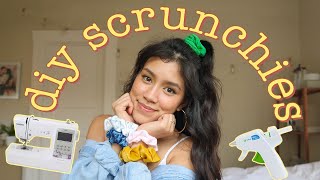 DIY SCRUNCHIES (NO SEW & SEW) - 4 EASY WAYS!