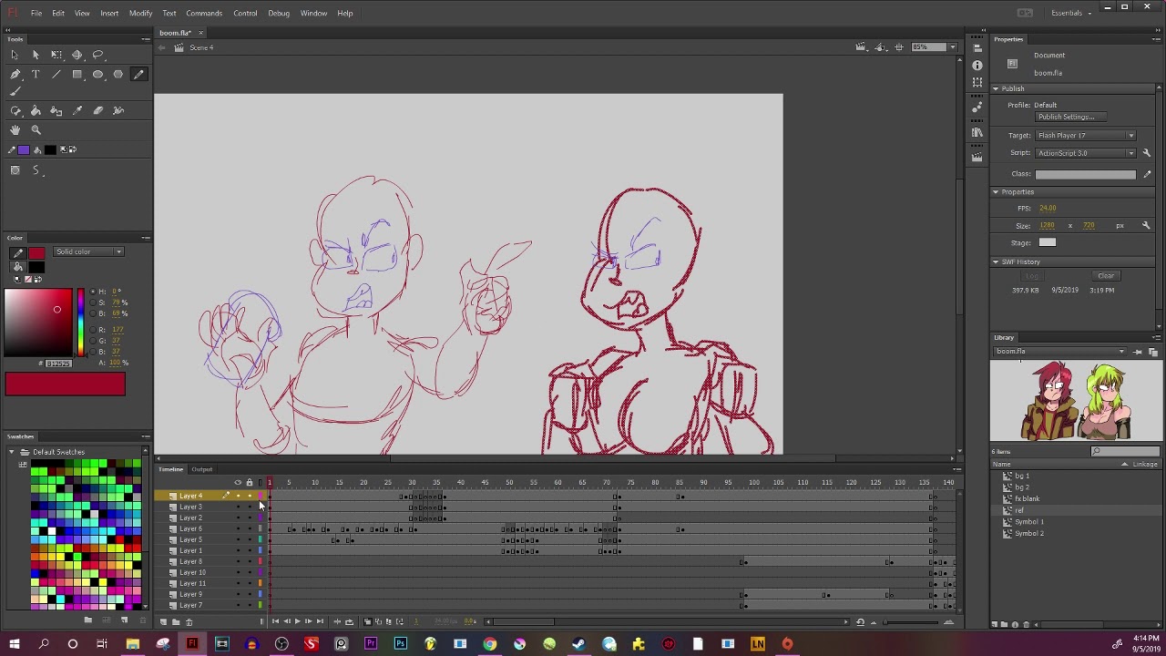Speed animating - YouTube