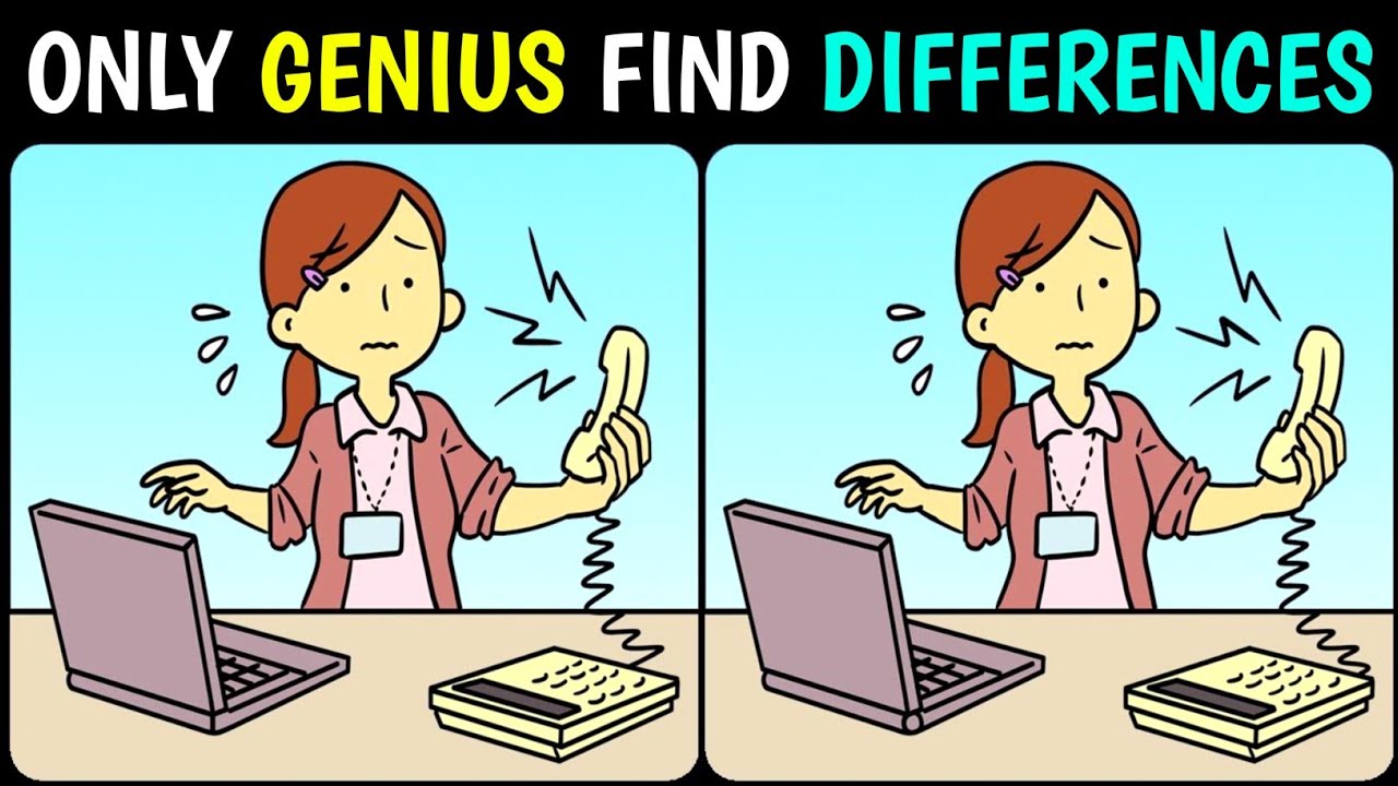 SPOT THE DIFFERENCE | ONLY GENIUS FIND ALL DIFFERENCES | Photo Puzzle ...