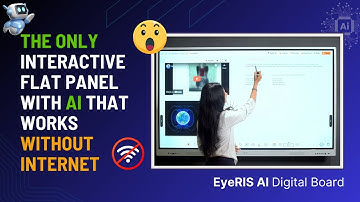 The Only Interactive Flat Panel with AI That Works Without Internet! | EyeRIS AI Digital Board