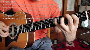 Dexterity Guitar Exercise - Major Scale Root Deflection
