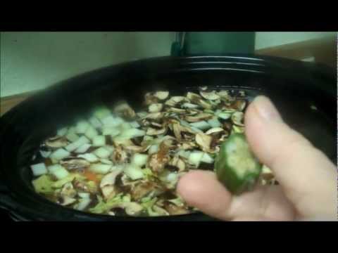Aunt Duddie Makes Crock Pot Beef Shank Soup With Vegetables