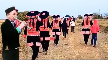 Thổi kèn chính cống dân tộc dao đỏ Cao Bằng