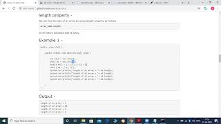22.2 - length property of array in java