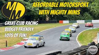 The MIGHTY MINIS at Cadwell Park - Affordable Motorsport