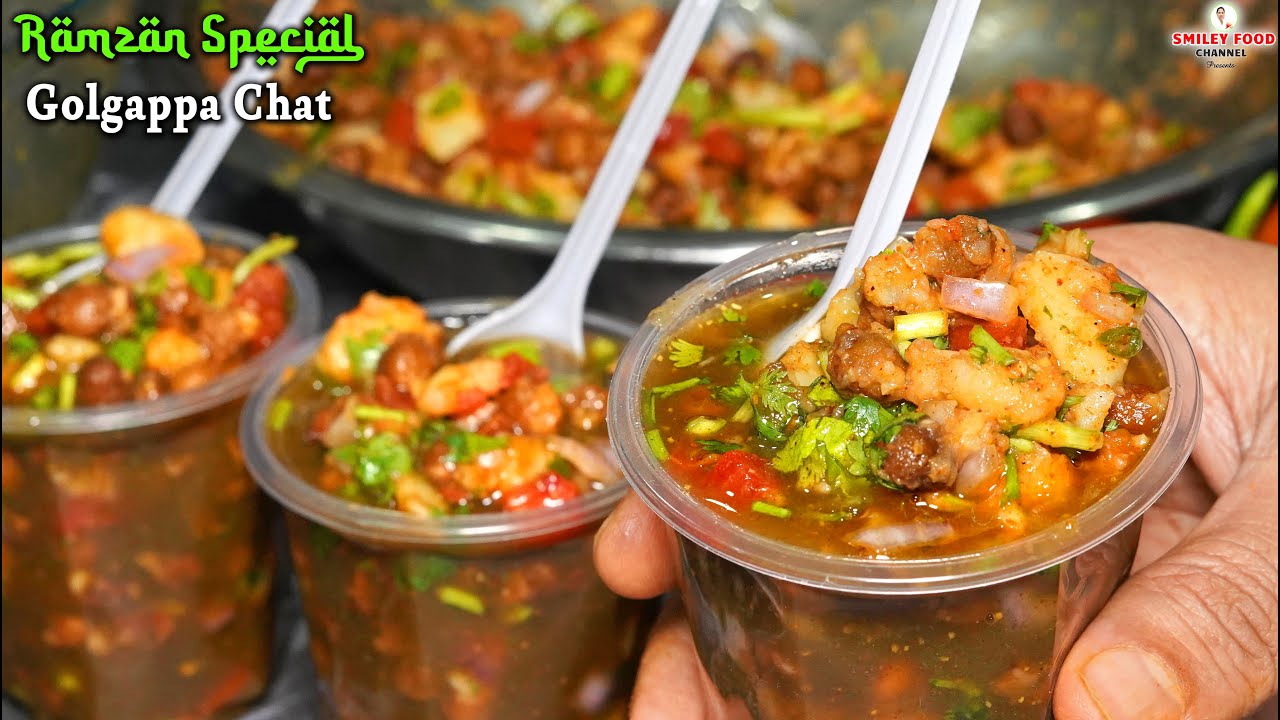 आपके लाडले बच्चो के लिये गोलगप्पा चाट की नयी रेसिपी Ramzan Special Chana Chaat | Iftar Street Recipe