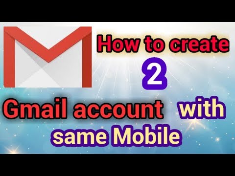 How to create two Gmail account in same Mobile | two Gmail ID | in mobile | Hindi | Gmail/email