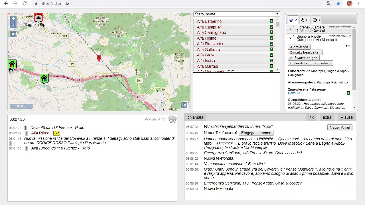 centrale operativa 118 simuletor #2