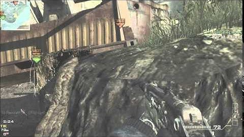 MW3 Throwing Knife Cross Map on Aground