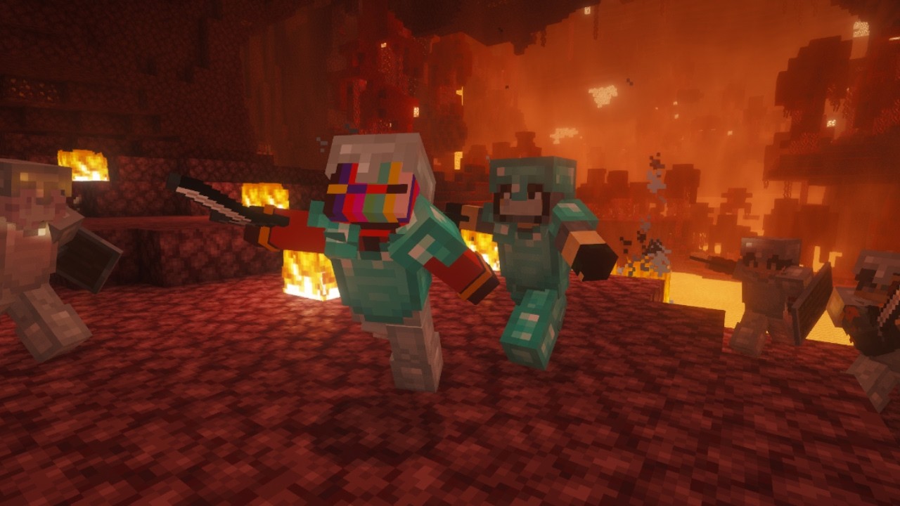 Minecraft Speedrunner Vs 4 Hunters Finale