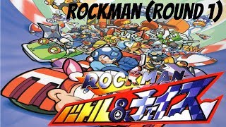 Rockman: Battle & Chase (PSX) - Rockman Playthrough (Round 1)