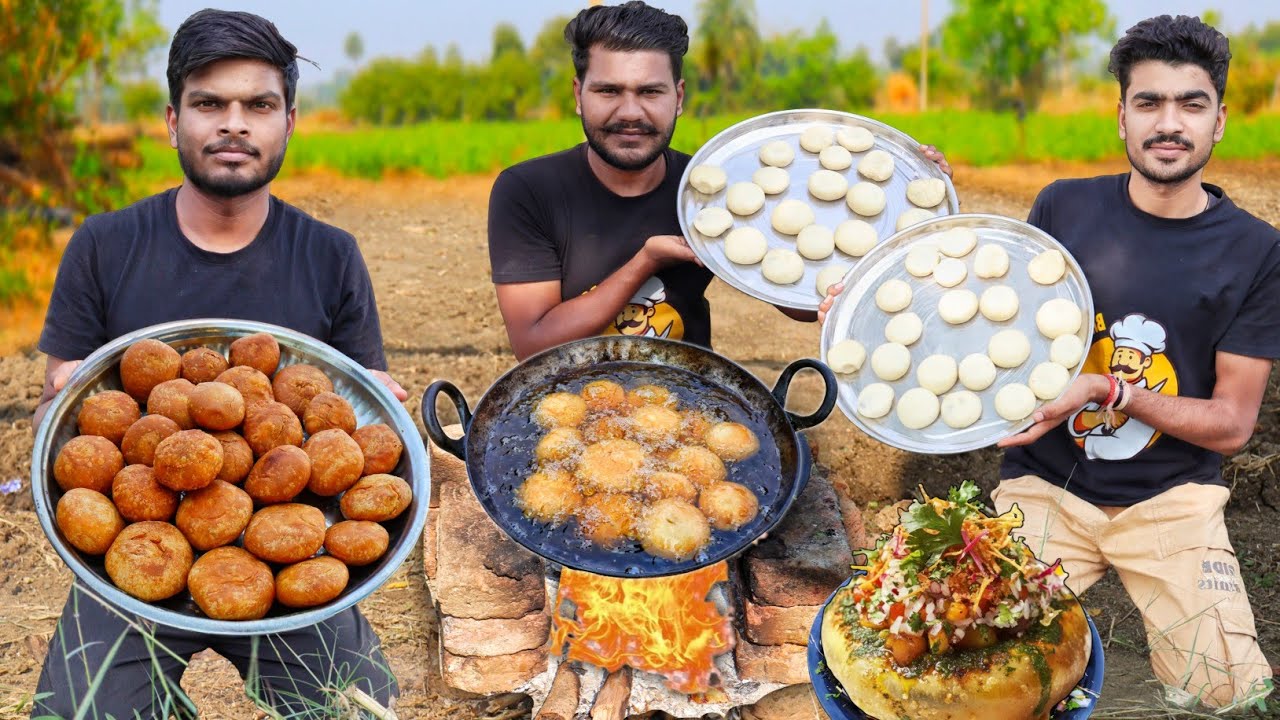 Khasta Kachori Recipe | Gaon Ke Desi Style Mein | Village Cooking
