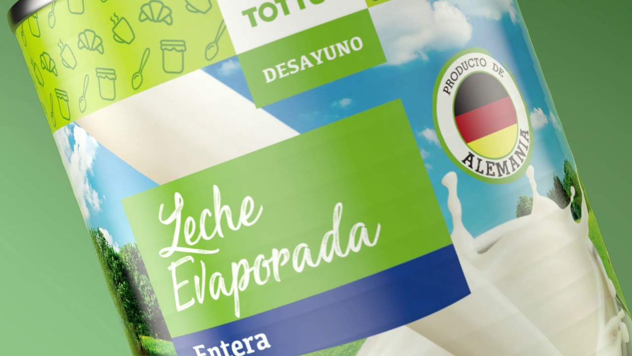 ¡Leche Evaporada Entera Tottus!