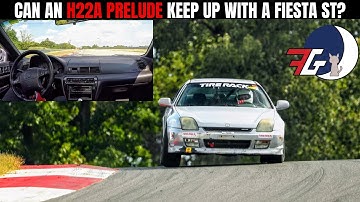 H22A Swapped Honda Prelude vs Ford Fiesta ST TRACK BATTLE | SCCA NCM Time Attack Nationals