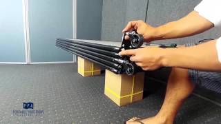 Telescoping Acoustic Room Divider Assembly Instructions